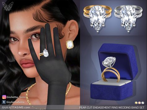 Sims 4 Cc Wedding Rings, Sims 4 Engagement Poses, Sims 4 Cc Wedding Hair, Sims 4 Wedding Poses, Sims 4 Rings, Sims Jewelry, Sims4 Accessories, Sims Accessories, Sims Outfits