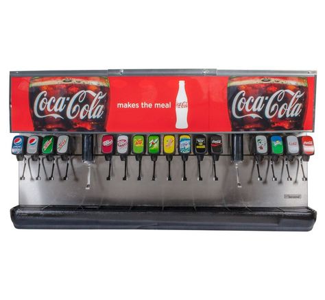 Arcade Food, Soda Fountain Machine, Soda Dispenser, Vending Machine Design, Arcade Games For Sale, Coca Cola Mini, Best Christmas Toys, Drinks Machine, Coke Cola