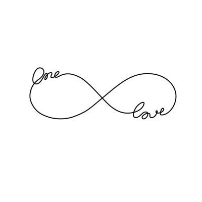 Infinity Drawing, Infinity Drawings, Love Symbol Tattoos, Couple Ring Design, Symbol Drawing, Line Love, Continuous Line Drawing, Infinity Love, Couple Ring