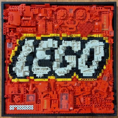 Vegas Sphere, Lego Sign, Lego Portrait, Lego Wall Art, Environmental Branding, Lego Print, Lego Mosaic, Lego 4, Lego Wall