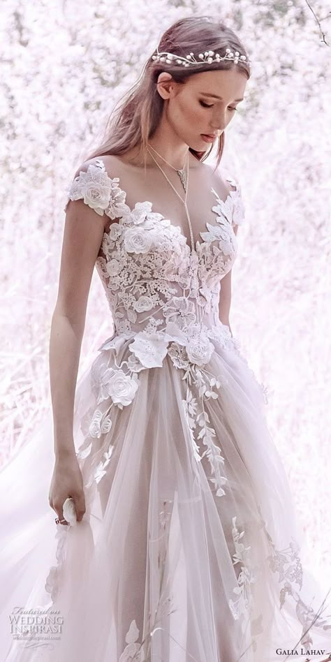 Drawing Dress, Galia Lahav Wedding Dress, Romantic Princess, Bridal Cap, 파티 드레스, Dresses Beautiful, Beauty Dress, A Wedding Dress, Yes To The Dress