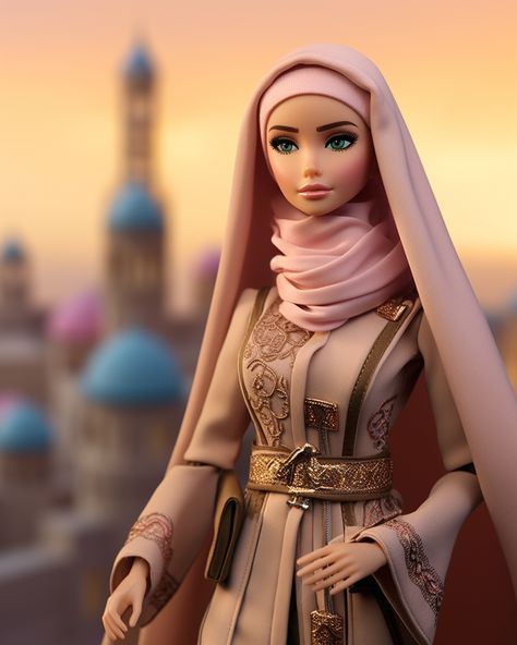 Barbie black-beautiful-barbie doll, #fashion #barbiedoll #barbienails #barbiegirl Hijab Barbie, Barbie Mood, Barbie Nails, Bride Of Christ, Beautiful Barbie Dolls, Doll Fashion, Hijabi Fashion, Cute Dolls, Jesus Loves