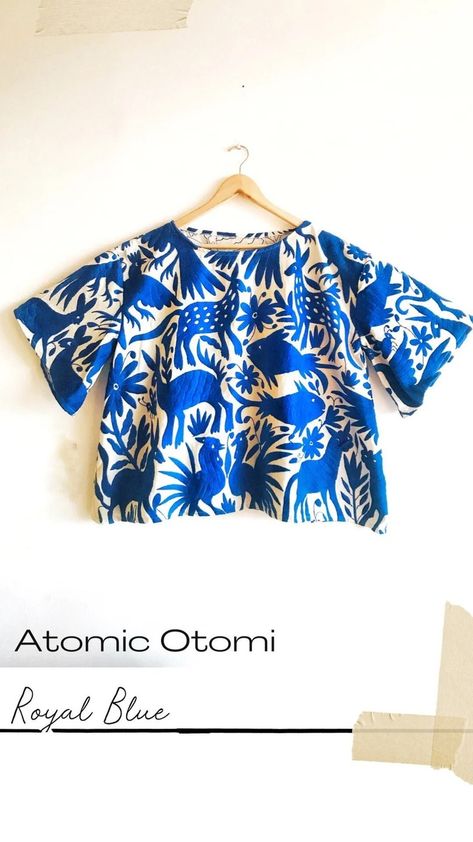 Otomi Blouse Hand Embroidered by otomi Women. Offwhite and Blue Embroidery Otomi Blouse Mexican Blouse - Etsy Otomi Embroidery, Hand Embroidered Blouse, San Ysidro, Mexican Blouse, Best Color, Blue Embroidery, Mexican Style, Flowers Plants, Organic Fabrics