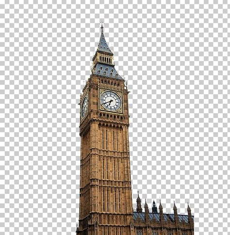 Tower Facade, Buildings Vintage, Building Png, Photography Png, Menu Cover Design, World Famous Buildings, Palace Of Westminster, London Theme, Big Ben Clock