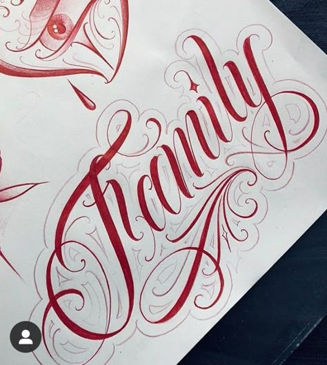 Ramirez Tattoo, Acab Tattoo, Arte Hippy, Family First Tattoo, Letters Tattoo, Jose Ramirez, Family Sketch, Tattoo Fonts Cursive, Lettering Styles Alphabet