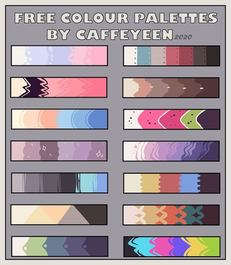 21.1k Likes, 172 Comments - Isaac (@caffeyeen) on Instagram: “I thought I would have some fun and make some F2U colour palettes! You can use them for personal…” Color Palette Ideas, Hiasan Bilik Tidur, Color Palette Challenge, Story Art, Color Schemes Colour Palettes, Palette Art, Palette Ideas, Color Palette Design, Colour Palettes