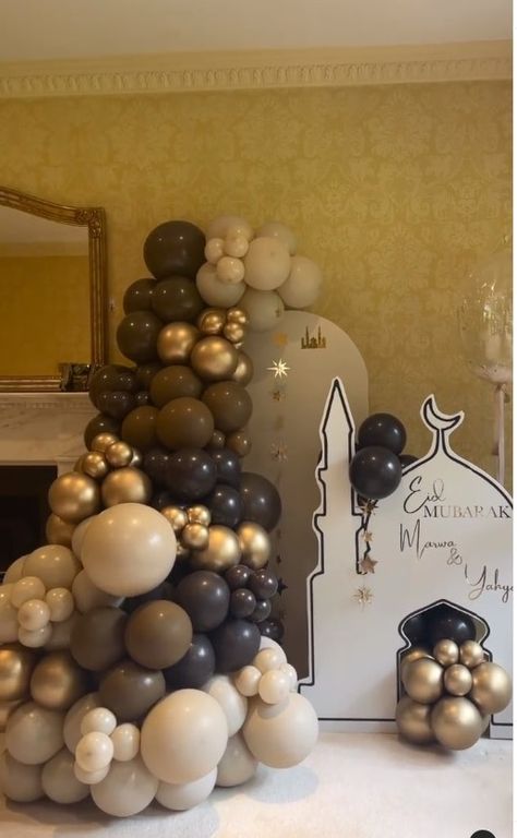 Ameen Decorations, Eid Set Up, Hajj Decorations Ideas, Hijab Party Ideas Decoration, Hajj Mubarak Decoration Ideas, Umrah Decoration Ideas, Eid Al Fitr Decorations, Hajj Decorations, Hajj Party