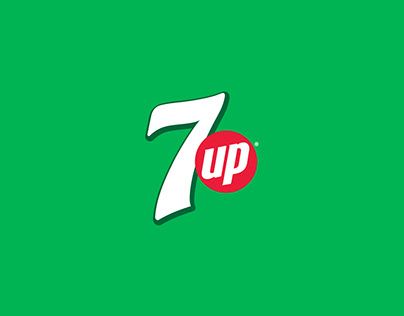 7up Logo, Design Illustration Art, Gudi Padwa, 7 Up, Logo Sticker, Graphic Design Illustration, Word Art, Design Illustration, Art Direction