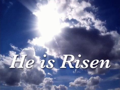 He Is Risen GIF - HeIsResin JesusChrist Resurrection - Discover & Share GIFs Sun Animated, Clouds Gif, Jesus Christ Is Risen, Christ Resurrection, Passion Of Christ Images, Jesus Christ Resurrection, Jesus Has Risen, Risen Lord, Hymns Of Praise