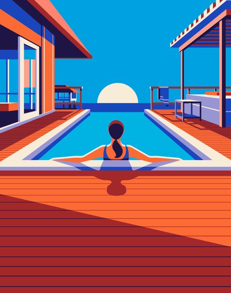 Travel illustrations by Malika Favre for the Kuoni France 2016 brochure. Illustration Design Graphique, Malika Favre, Travel Brochure, Art Et Illustration, Travel Illustration, Art Pop, Art And Illustration, Travel Inspired, Flat Illustration