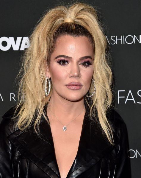 Kardashian Ponytail, Khloe Kardashian Hair, Khloe Kardashian Photos, Kardashian Hair, Khloé Kardashian, Tristan Thompson, Dark Roots Blonde Hair, Kardashian Photos, Jordyn Woods