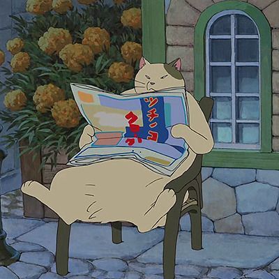 Howl Movie, Ghibli Icons, Personajes Studio Ghibli, Reading Newspaper, The Cat Returns, Ghibli Artwork, Studio Ghibli Movies, Cartoon World, Studio Ghibli Art