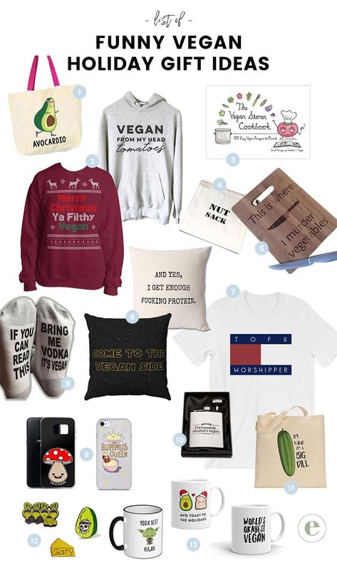 Hilariously Clever & Funny Vegan Gift Ideas for the Holidays Vegan Gifts Ideas, Vegan Gift Basket Ideas, Box Desayuno, Kahlua Truffles, Vegan Food Gifts, Vegan 101, Vegan Gift Basket, Gifts For Vegans, Brother Mug