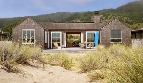 Dog Trot Barndominium Ideas: Costs And Build Plans Dog Trot House, Madeira Beach Florida, Beach Cottage Design, Beautiful Beach Houses, Stinson Beach, Beach House Inspiration, Funchal Madeira, Dream Beach Houses, California Modern