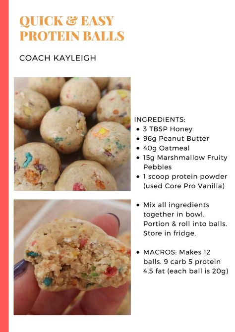 Fruity Pebbles Protein Balls, Fruity Pebble Protein Balls, Fruity Pebble Protein Powder Recipes, Fruity Pebbles Protein Powder Recipes, Herbalife Protein Balls Recipes, Protein Powder Balls, Fruity Pebbles Protein, Fruity Pepples, Devotion Recipes