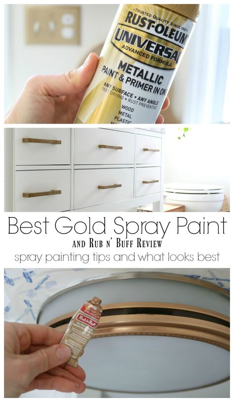 For the radiator Spray Painting Wood Furniture, Best Gold Spray Paint, Brass Spray Paint, Spray Paint Tips, Painting Light Fixtures, Rub And Buff, Best Spray Paint, Spray Paint Furniture, 1000 Lifehacks