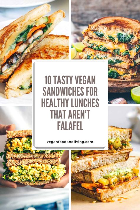 Vegan Sandwich Filling Easy Recipes, Vegan Breakfast Salad Ideas, Vegan Protein Sandwich, Vegan Sweet Potato Sandwich, Vegetarian Sandwich Aesthetic, Vegan Deli Sandwich, Plant Based Sandwich Ideas, Healthy Vegan Sandwich Recipes, Easy Vegan Sandwich