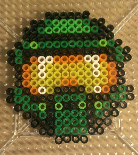 Halo helmet perler by sanzosgal Halo Helmet, Pokemon Perler, Pokemon Perler Beads, Craft Board, Hama Beads Design, Beads Designs, Pixel Art Grid, Pin Art, Perler Beads Designs