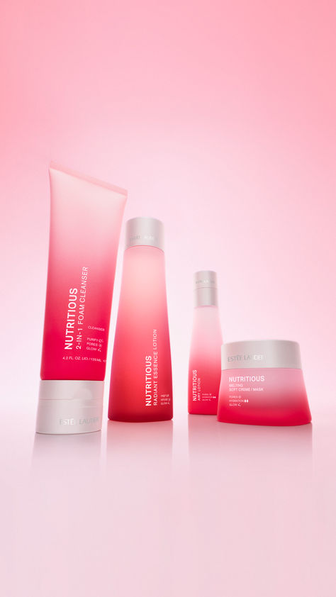 Oily, irritable, and red skin doesn't stand a chance against Nutritious from Estee Lauder. Red Skin Care, Serum Packaging, Estee Lauder Nutritious, Beauty Advisor, Skincare Collection, Skin Care Collection, Cosmetic Design, Shrink Pores, Luxury Makeup