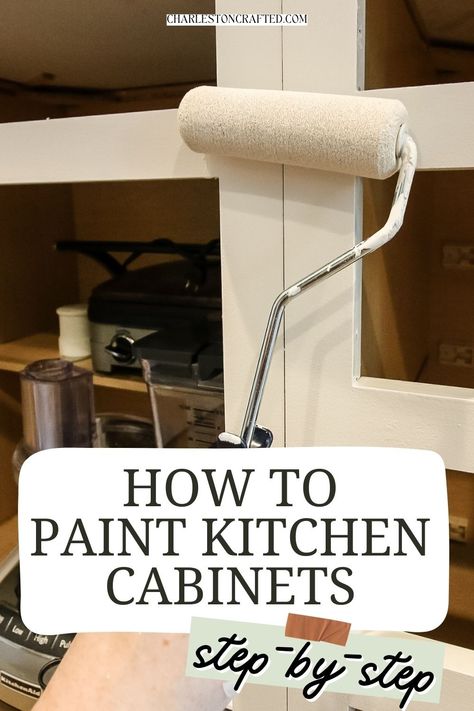 Paint is the easiest and cheapest way to transform your kitchen! Here is our complete, step by step guide on how to paint kitchen cabinets for a perfect finish! Painting Cabinets Diy, Best Paint For Kitchen, Repainting Kitchen Cabinets, How To Paint Kitchen Cabinets, Diy Kitchen Cabinets Painting, Paint Kitchen Cabinets, Update Kitchen Cabinets, Old Kitchen Cabinets, Cheap Kitchen Cabinets