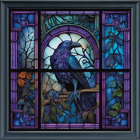 Modern stained glass panels