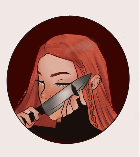 Eyeliner With A Knife, Drawing Eye, Romanoff, Natasha Romanoff, Eyeliner, Digital Art, Fan Art, Fan, Art