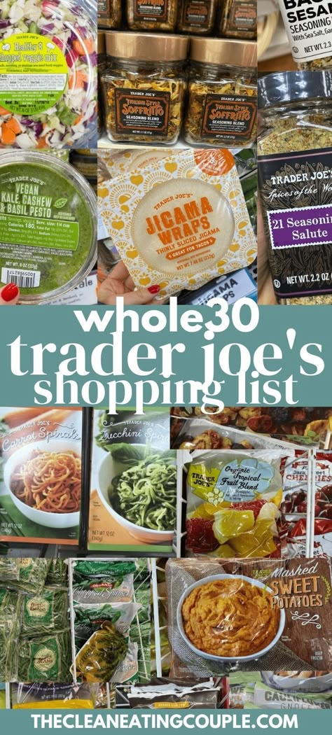 Whole 30 Trader Joes, Countdown Calendar For Kids, Whole 30 Approved Foods, Trader Joes Recipes Dinner, Trader Joes Meal Planning, Trader Joes Recipes Healthy, Christmas Vacation Gifts, Trader Joe's Shopping List, Easy Whole 30