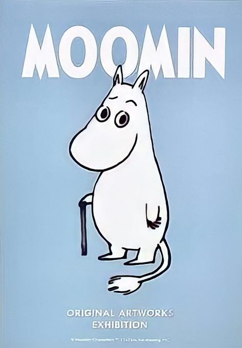 Moomin Poster, Study Desk Decor, Poster Blue, Dorm Wall Decor, Dorm Walls, Study Desk, Cute Poster, Love Blue, Button Pins