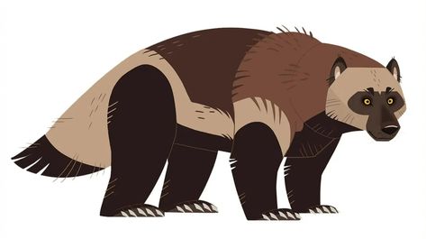 Wolverine Animal Drawing, Wolverine Animal, Animal Caricature, Mythical Monsters, Wolverine Art, Cartoon Drawings Of Animals, Best Graffiti, Animal Illustration Art, Anime Animals