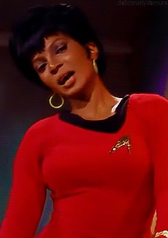 deliciouslydemure:  Nichelle Nichols as Lt. Uhura... — Blue Ruins Azizi Johari, Nyota Uhura, Star Trek Actors, Star Trek Crew, Star Treck, Star Fleet, Nichelle Nichols, Star Trek The Original Series, Stars Align