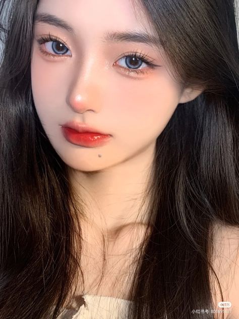 Medium Long Haircut, Makeup Ala Korea, Makeup Asia, Makeup Ulzzang, Makup Looks, Makeup Korea, Medium Long Haircuts, Asian Makeup Looks, Long Haircut