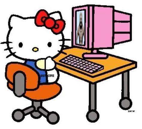 Hello Kitty Office, Hello Kitty Imagenes, Office Dress, Kitty Kitty, Emo Scene, Coping Mechanisms, Sanrio Characters, Lose My Mind, Reaction Pictures