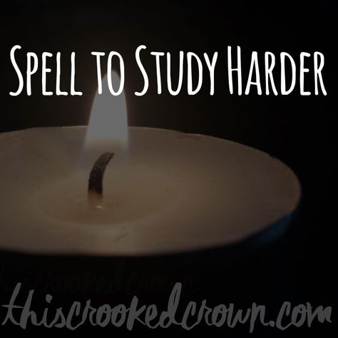 Spell to Study Harder by thiscrookedcrown.com Study Spells Witchcraft, Spell For Good Grades, Truth Spell, Wicca Recipes, Ritual Magic, Apple Stem, Exam Success, Making A Vision Board, Study Better