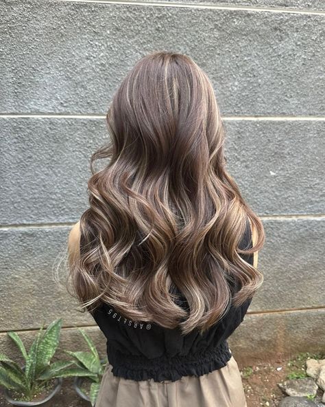 Tea Hair Color, Milk Tea Hair Color, Short Dark Hair, Ashy Blonde, Hair Color Ideas, Brown Hair Colors, Milk Tea, Balayage Hair, Color Ideas