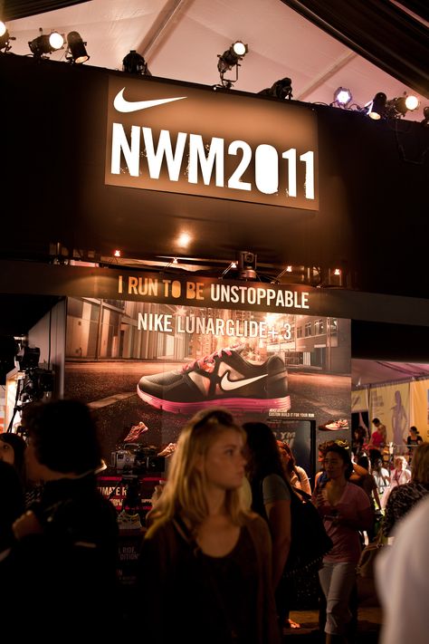 Nike Event Nike Event, Marketing Activations, Nike Fitness, Event Technology, Nike Workout, Event Inspiration, Exhibition Design, Night Life, Influencer