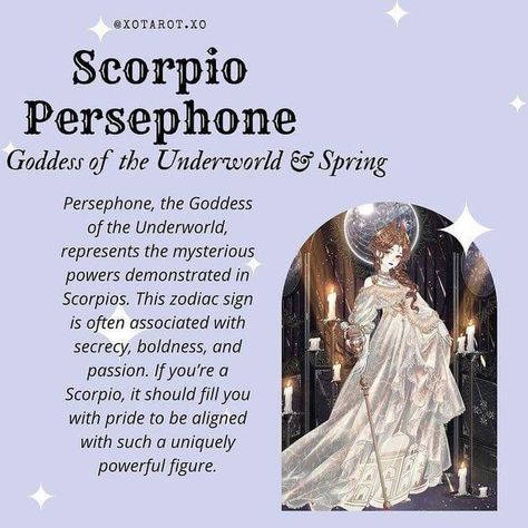 Scorpio Women Quotes, Goddess Divine Feminine, Persephone Greek Goddess, Persephone Goddess, Goddess Of The Underworld, Zodiac Quotes Scorpio, Scorpio Art, Greek Goddesses, Astrology Scorpio