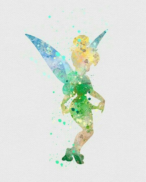 Tinker Bell Tinkerbell Disney, Disney Paintings, Images Disney, Wallpaper Disney, Karakter Disney, Disney Fairies, Art Disney, Cat Air, 수채화 그림