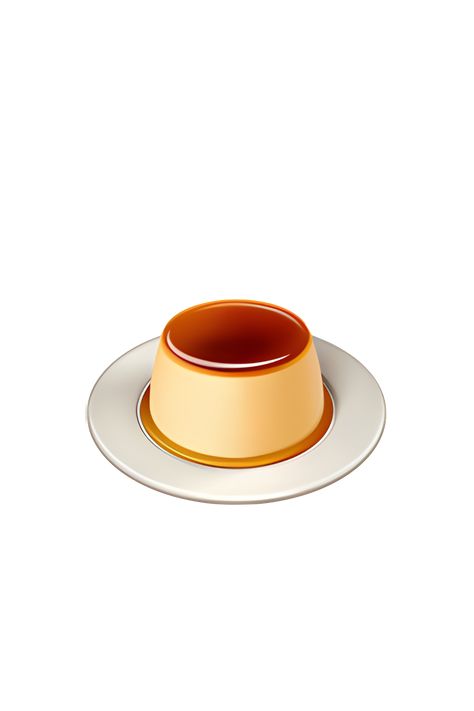 The emoji 🍮 depicts a small, round, yellowish dessert with a smooth and creamy texture. It is often served in a small dish or ramekin and may have a caramelized top layer. The emoji may also have a small dollop of whipped cream or a cherry on top. Overall, it looks delicious and tempting. Ios18 Emoji, Silly Emojis, Emojis Combinations, Emoji Kitchen, Gacha Accessories, Emoji Food, Phone Emoji, Apple Emojis, Geometric Photography