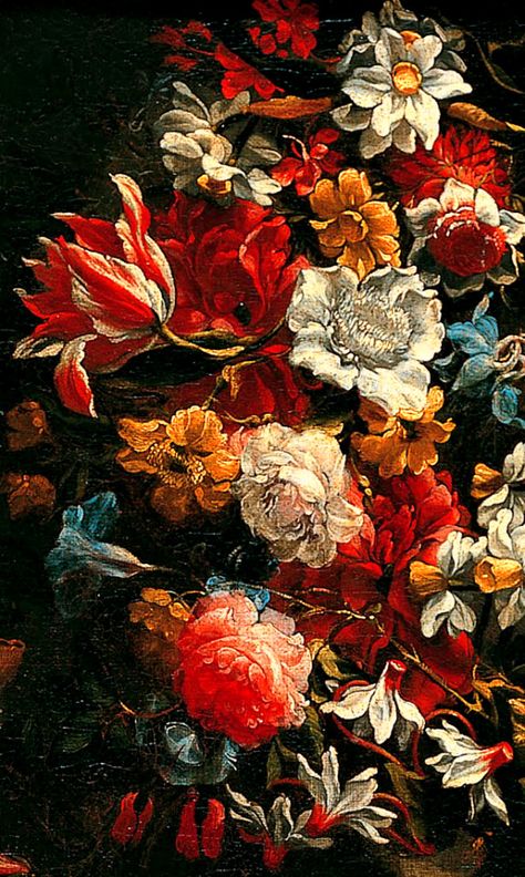 Still Life With Flowers, Dark Academia Wallpaper, Vintage Flowers Wallpaper, Academia Wallpaper, Soyut Sanat Tabloları, 3d Texture, Painting Wallpaper, Art Of Living, Aesthetic Backgrounds