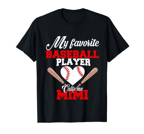 PRICES MAY VARY. This cute baseball shirt with funny quote my favorite baseball player call me Mimi graphic Shirts is the best idea for Baseball players, Women who just a mom, promoted to mom, teen mom, stepmom... called is Mimi. This funny baseball heart graphic shirt perfect for Special women in your life. Maybe For A Friend, Dad, Mom, Wife, Husband, Girlfriend Or Boyfriend. Great For Christmas, Birthday, Valentine's Day, Couple Relationship Anniversary, Wedding Lightweight, Classic fit, Doubl Girlfriend Things, Relationship Anniversary, Funny Baseball, Baseball Humor, Best Friend Outfits, Heart Graphic, Couple Relationship, Baseball Shirt