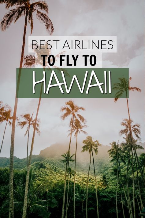 The best and most convenient airlines that fly to Hawaii Hawaii Trip Planning, Best Airlines, Best Flights, Hawaii Trip, Bucket List Destinations, City Guides, Hawaiian Islands, Travel Planning, Hawaii Travel