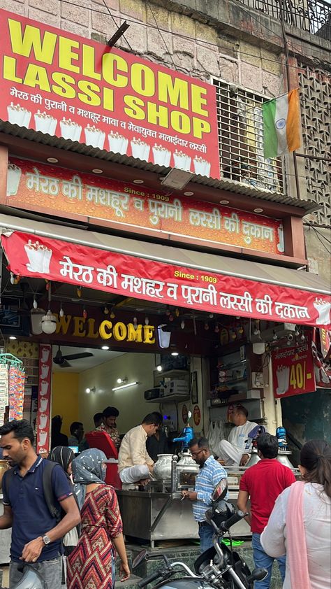 Meerut famous lassi shop Meerut Snap, Sign Board, Apple Books, Bookstore, Quick Saves