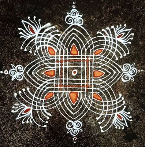 Nelaganta Muggulu Simple, Nelaganta Muggulu, Dhanurmasam Muggulu, Easy Rangoli Designs Videos, Very Easy Rangoli Designs, Rangoli Designs Photos, Rangoli Simple, Easy Rangoli Designs Diwali, Rangoli Colours