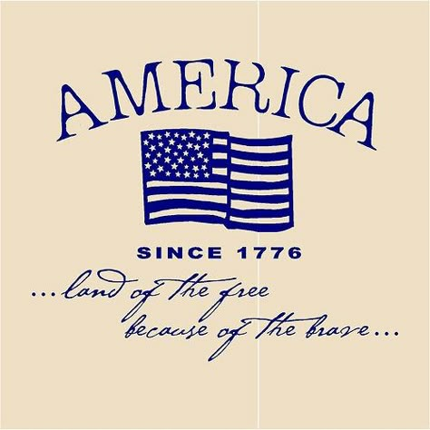 getting ready for the fourth! One Nation Under God, God Bless The Usa, Proud To Be An American, Let Freedom Ring, Home Of The Brave, Land Of The Free, Happy 4 Of July, America The Beautiful, Vinyl Wall Art