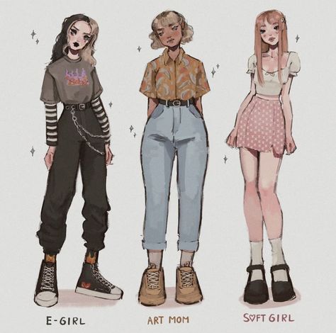 Clothing Sketches, Art Outfits, Dress Sketches, Fashion Design Drawings, Fashion Design Sketches, Drawing Clothes, Cute Art Styles, Art Clothes, Girl Drawing