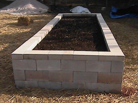 MAY 1ST 2001 UPDATE OF HOOP HOUSE GARDEN PART 1 AND PART 2 - Vegetable Gardener Cinder Block Garden Bed, Terrace Plants, Herb Container, Ideas Terraza, Concrete Creations, Hoop House, Door Projects, Plants House, Cinder Block Garden