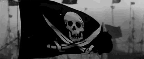 Pirate Banner, Flag Gif, Pirate Aesthetic, Flag Aesthetic, Flag Animation, Pirate Flag, Banner Gif, Golden Child, Gif Pictures