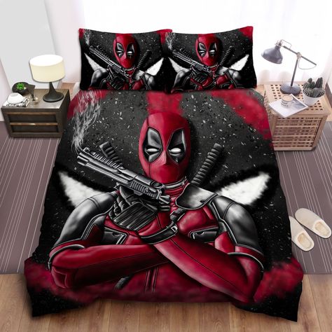 Deadpool Swords, Free Motion Pattern, Bedding Duvet, High Quality Bedding, Bedding Essentials, Personalized Bedding, Custom Bedding, Quilt Set, Soft Duvet Covers