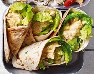 Root vegetable and lentil tagine recipe | delicious. magazine Chicken Enchilada Wraps, Canned Tuna Recipes, Hummus Wrap, Healthy Wraps, Gourmet Sandwiches, Salad Wraps, Healthy Sandwiches, Chicken Enchilada, Tuna Recipes