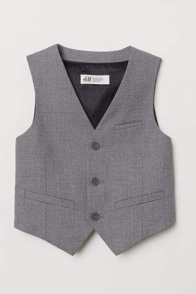 H&M - Suit Vest - Gray Low Neck Blouse Designs, Boys Vest Outfit, Gray Vest, Boys Vest, Grey Vest, Vintage Vest, Blouse Neck Designs, Vest Fashion